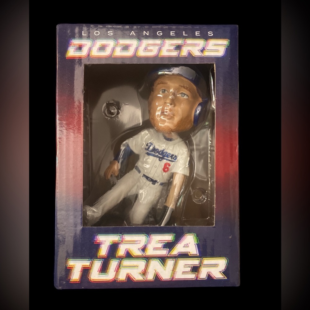 LOS ÁNGELES DODGERS TREA TURNER BOBBLEHEAD